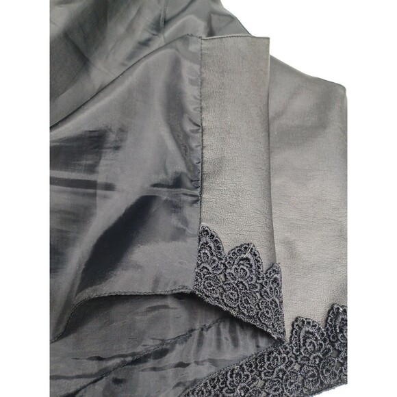 Plus Factor Womens Black Vest Faux Leather Lace pockets Plus Sz 22W - Picture 5 of 8